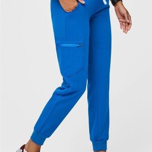 Figs Zamora Jogger Scrub Pant in Royal Blue-Small
